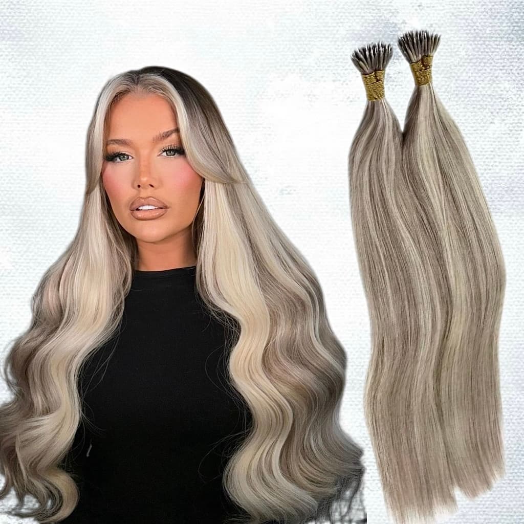 Extensii Nanoring Luxe Balayage #8/ #60A Extensii Nanoring Luxe Balayage #8/ #60A