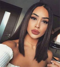 Peruca Angel Saten Foarte Inchis Peruca Angel Saten Foarte Inchis