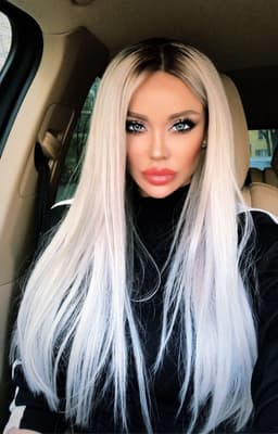 Baby grey natural hair wig 55cm - Full Lace Baby grey natural hair wig 55cm - Full Lace