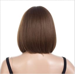 Peruca bobo cu breton saten deschis Peruca bobo cu breton saten deschis