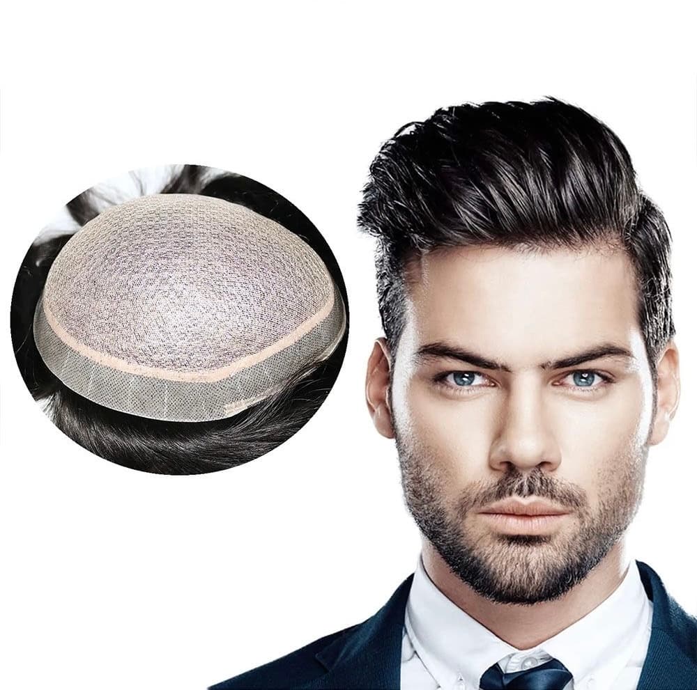 Peruca pentru barbati Negru Natural Peruca pentru barbati Negru Natural