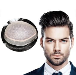 Peruca pentru barbati Negru Natural Peruca pentru barbati Negru Natural