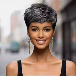 Peruca din par natural Grey Madame Peruca din par natural Grey Madame