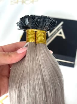 Extensii Cheratina Russian Hair Short Ombre #1/ Grey Extensii Cheratina Russian Hair Short Ombre #1/ Grey