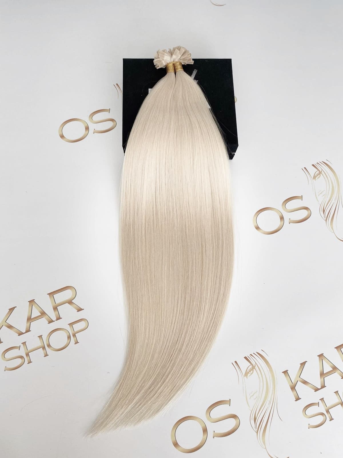 Extensii Cheratina Russian Hair #100 Blond Alb Extensii Cheratina Russian Hair #100 Blond Alb