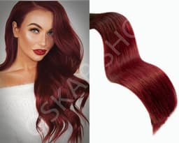 Coada de Par cu Dubla Intrebuintare Burgundy Coada de Par cu Dubla Intrebuintare Burgundy