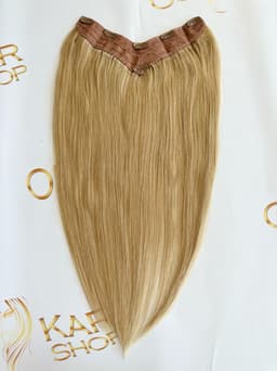 Trese de Par Natural V-Shape Diamond #20 Blond Bej Deschis Trese de Par Natural V-Shape Diamond #20 Blond Bej Deschis