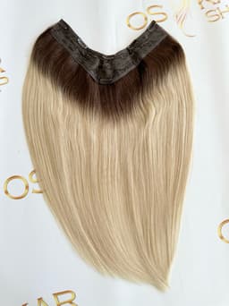 Trese de Par Natural V-Shape Diamond Ombre #8/Silver Trese de Par Natural V-Shape Diamond Ombre #8/Silver