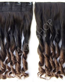 Trese Clip-On Ondulate Sintetic Ombre #1B 8 Trese Clip-On Ondulate Sintetic Ombre #1B 8