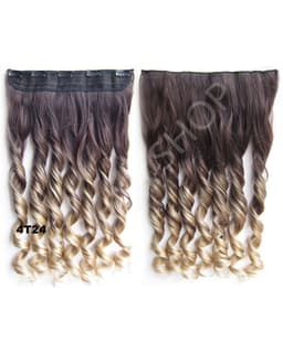 Trese Clip-On Ondulate Sintetic Ombre #4 24 Trese Clip-On Ondulate Sintetic Ombre #4 24