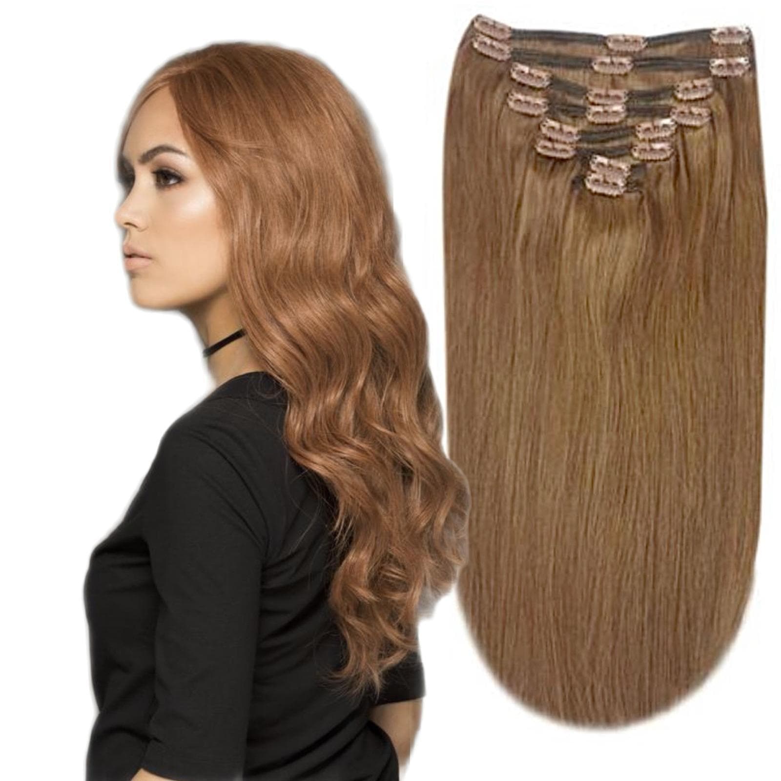 Clip-on Russian Saten Aramiu Deschis #7 Clip-on Russian Saten Aramiu Deschis #7